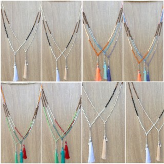 fashion necklace women accessories tassels mix beads wholesale price